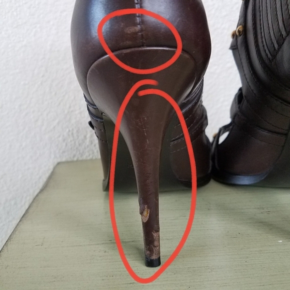 Authentic Gucci Studded Leather Heels - Picture 10 of 12